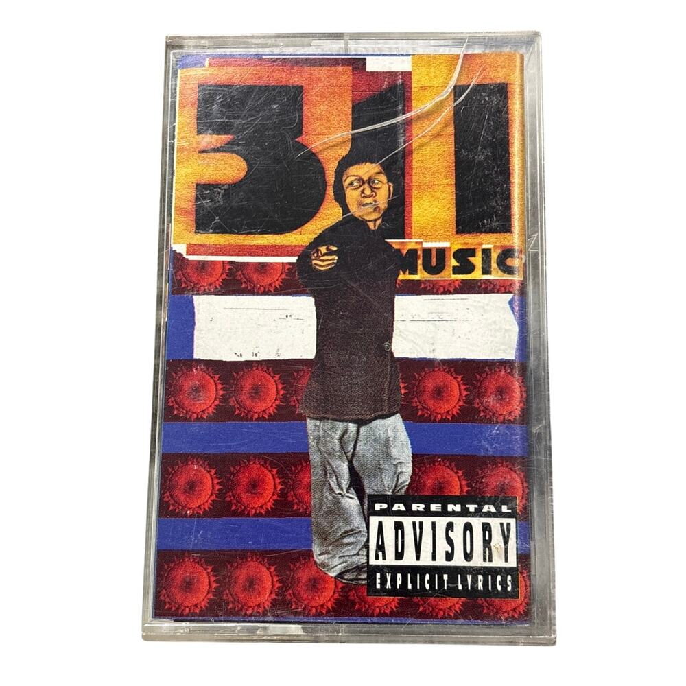 311 MUSIC VINTAGE CASSETTE TAPE RAP ROCK METAL FUNK ALTERNATIVE RARE 1993 TESTED